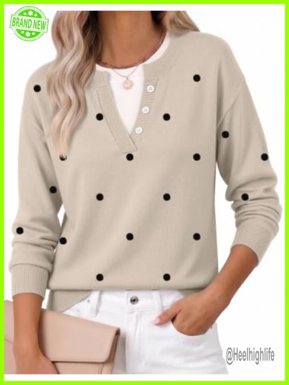 Zeagoo Women's Soft Knit Crew Neck Pullover Sweater Long Sleeve Dressy Top